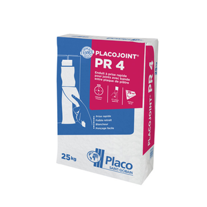 ENDUIT PR 4 25kg A PRISE RAPIDE 60pcs/pal PLACO